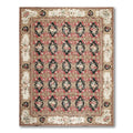 9x12 Brown Hand woven Wool French Flatweave Needlepoint Oriental Area Rug